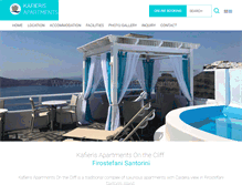 Tablet Screenshot of kafierishotel.com
